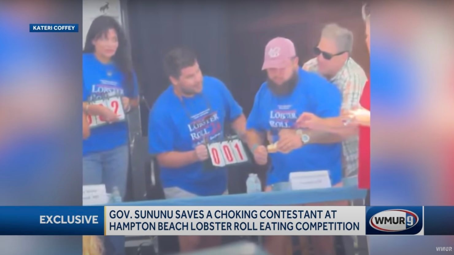 New Hampshire Gov. Chris Sununu Saves Man Choking in Lobster Roll Contest