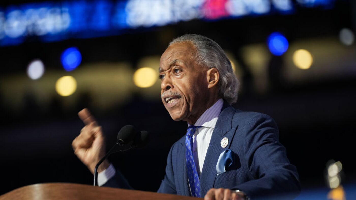 Al Sharpton delivers fiery remarks on race and Trump and brings out Central Park 5