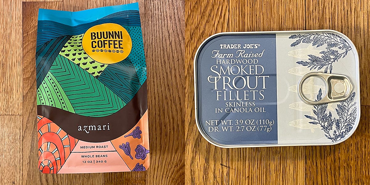 My partner and I spend about $100 a week at Trader Joe's. Here are 12 things we love to buy and how we use them.