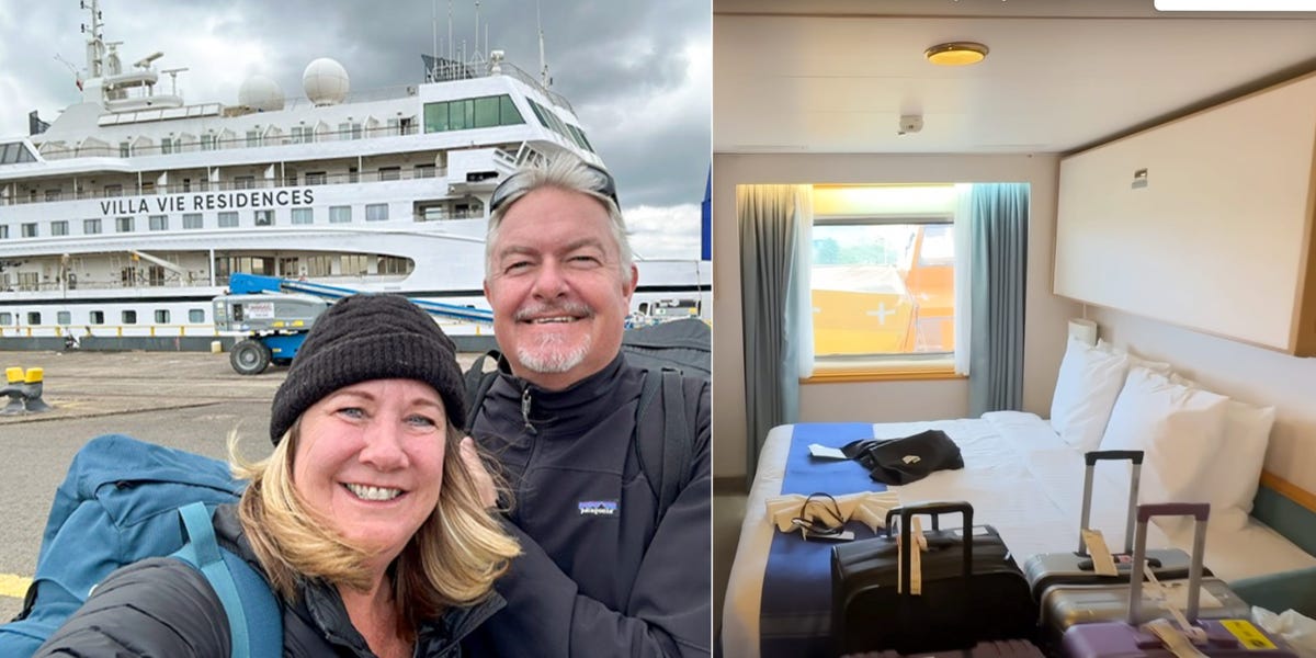 A couple moved onto a never-ending, around-the-world cruise that's been stuck at port for 3 months — see inside the Villa Vie Odyssey ship