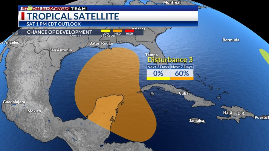 Louisiana weather: High chance of tropical development in Gulf next week