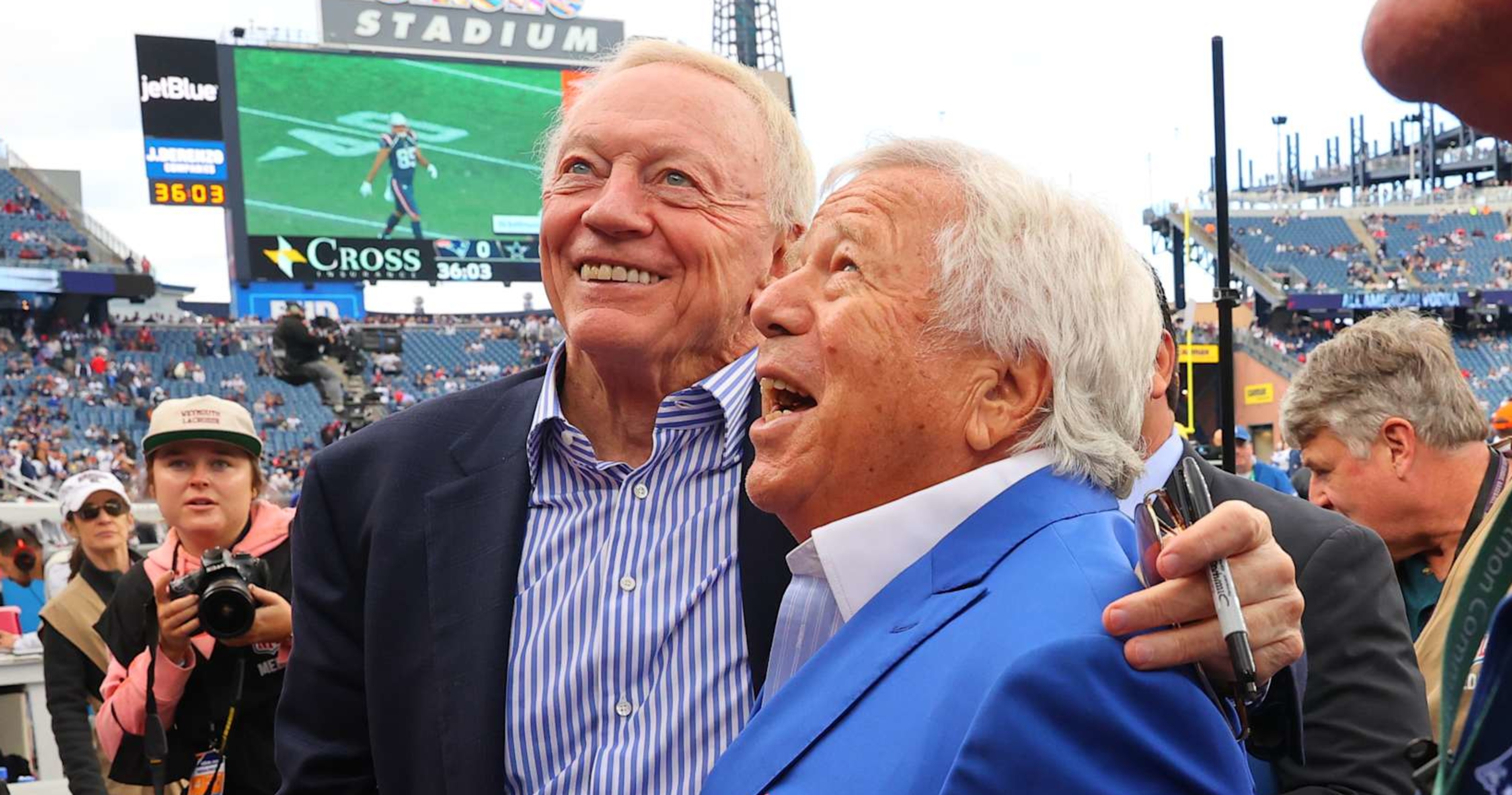 Report: Robert Kraft Questioned Jerry Jones' HOF Nod, Called out Cowboys' Struggles