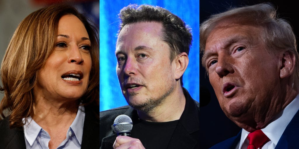 Elon Musk says Kamala Harris 'exceeded most people's expectations' in the debate but still thinks Trump will 'do a far better job'