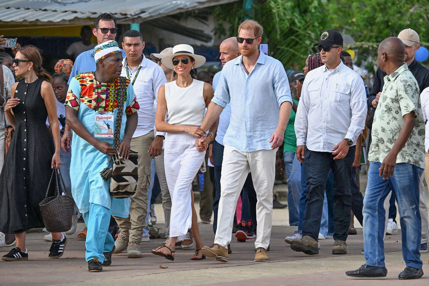 Meghan Markle et le prince Harry en Colombie, c’est peut-être un détail pour vous…