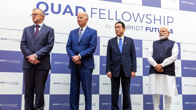 Biden aims to put final stamp on Quad partnership with hometown summit