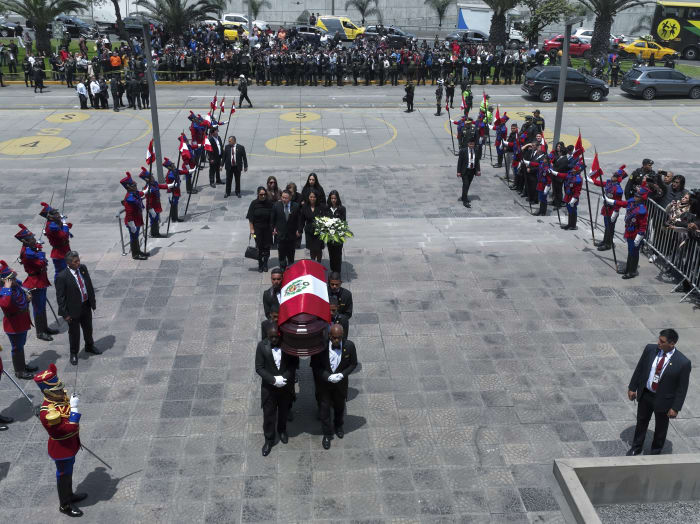 Peru declares 3 days of national mourning for former President Alberto Fujimori