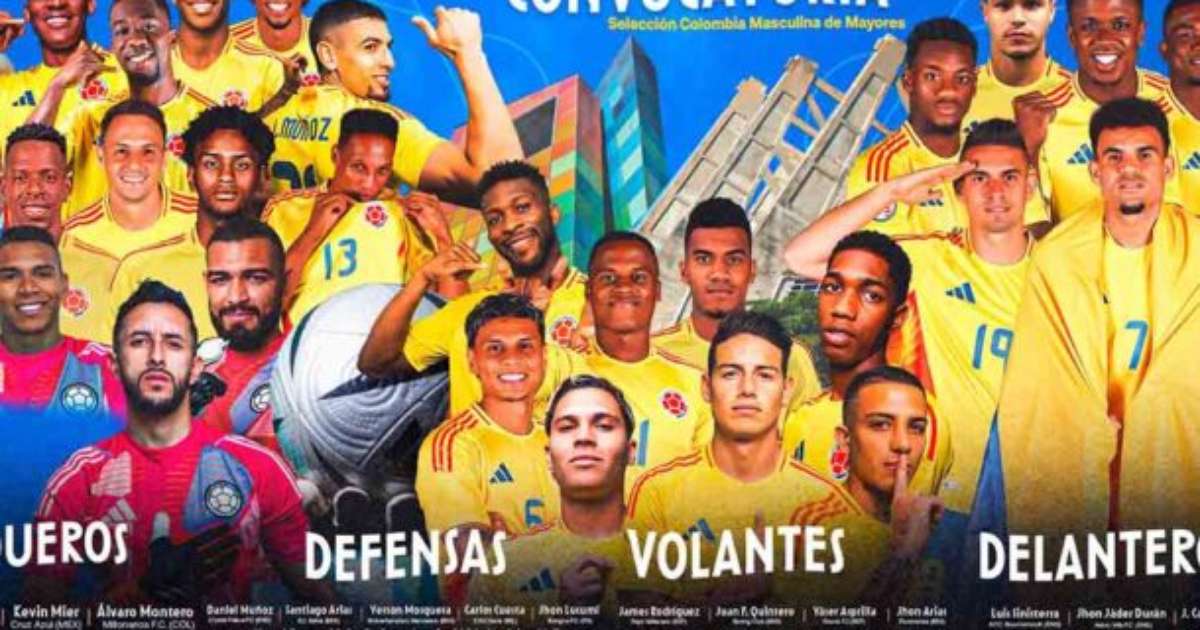 Colômbia anuncia convocação com quatro jogadores que atuam no Brasil