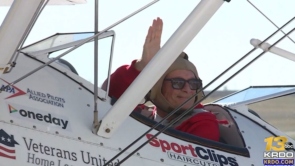 Non-profit takes 9 veterans for 'Dream Flight' at Colorado Springs Airport