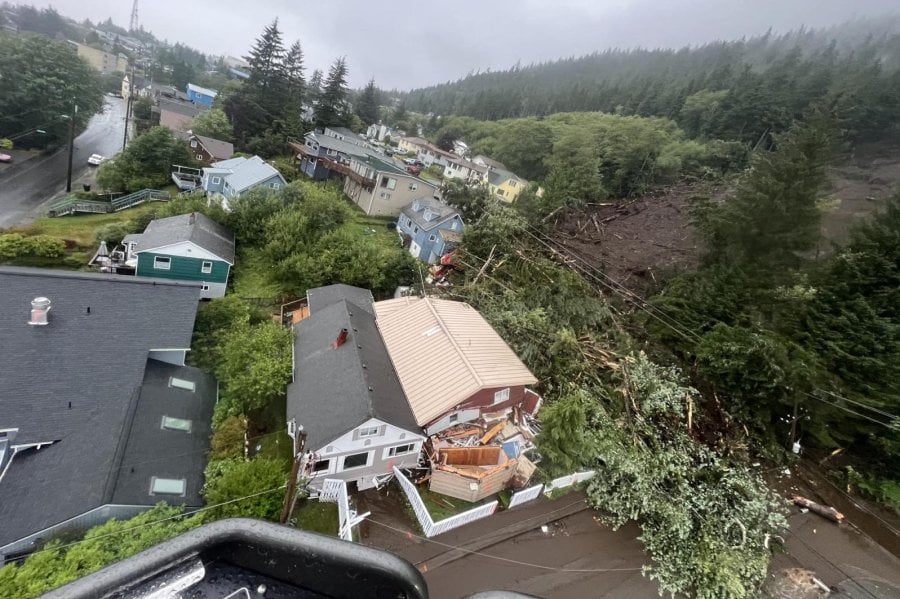 Landslide hits Alaskan city, killing 1; mandatory evacuations ordered