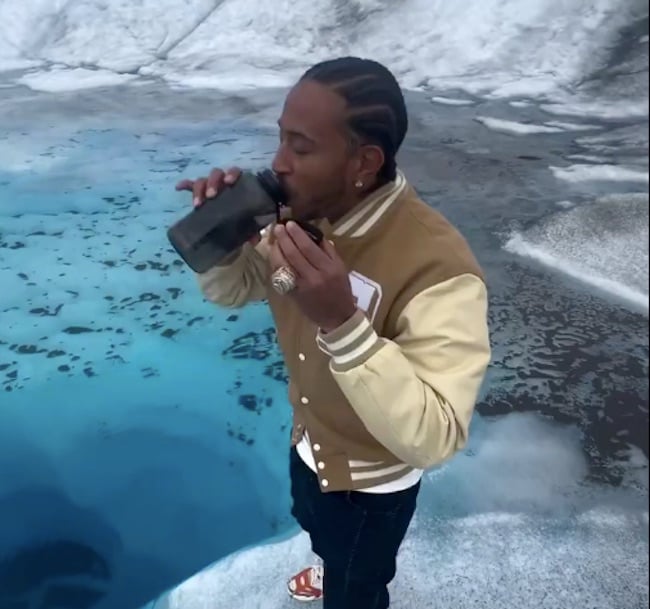 Ludacris Tells Fans He Hasn’t Died After Drinking Straight From Alaska Glacier