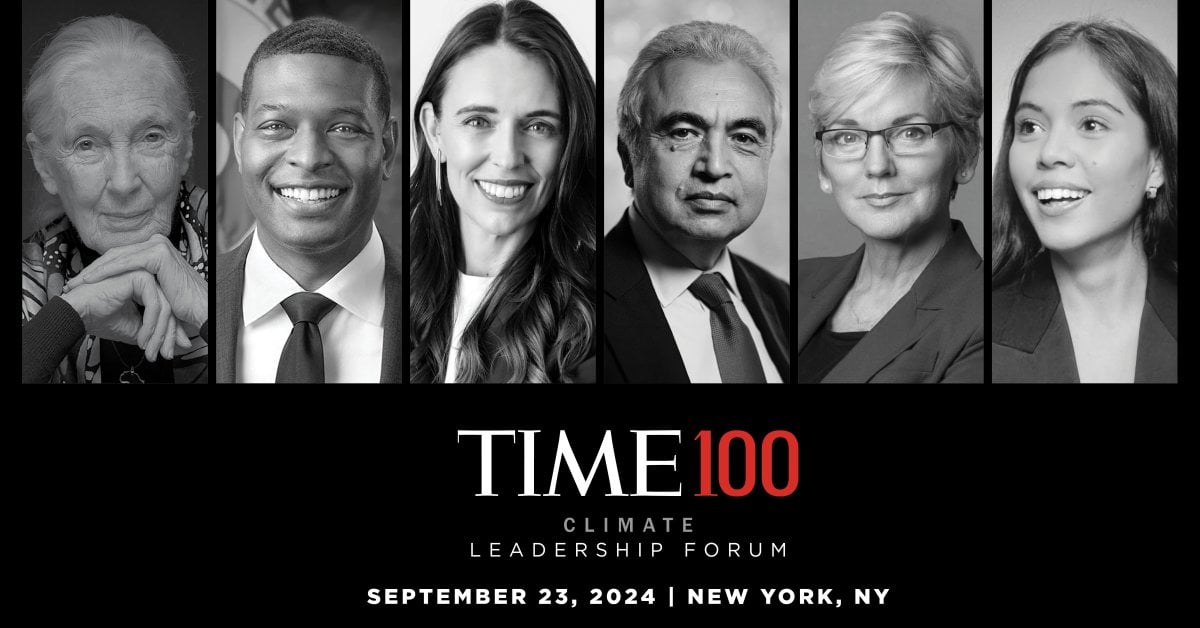 TIME Convenes Leaders Taking Action Toward A More Sustainable World at the Inaugural TIME100 Climate Leadership Forum