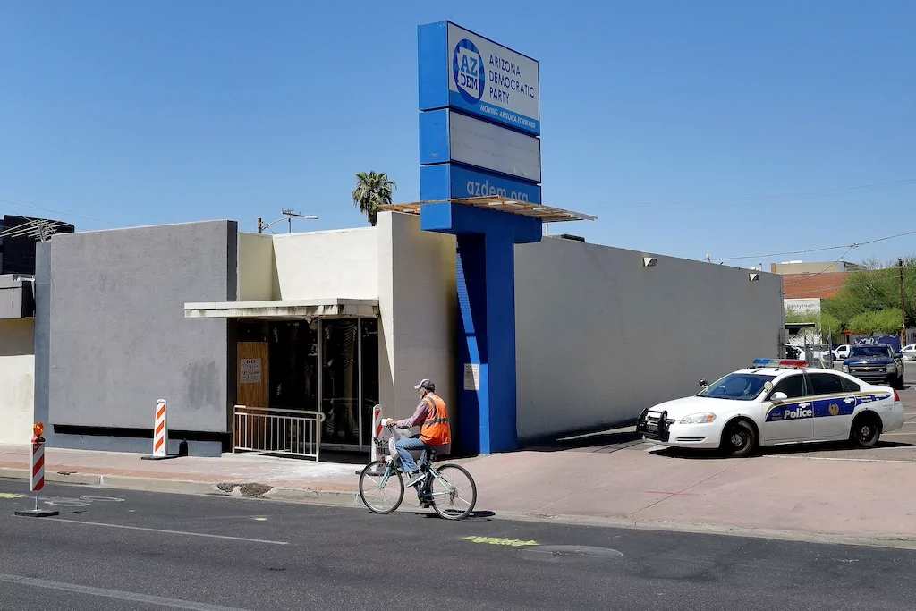 Shots fired at Democratic campaign office in Arizona