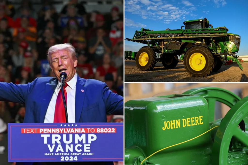 Trump threatens farm equipment supplier with 200% tariff