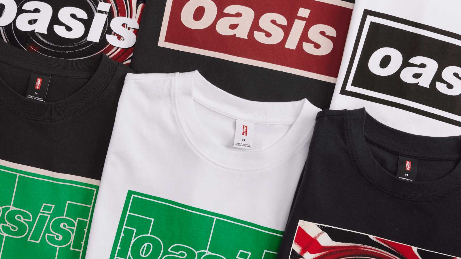 Levi’s Drops Oasis Band Tee Collection Celebrating the Group’s 30th Anniversary