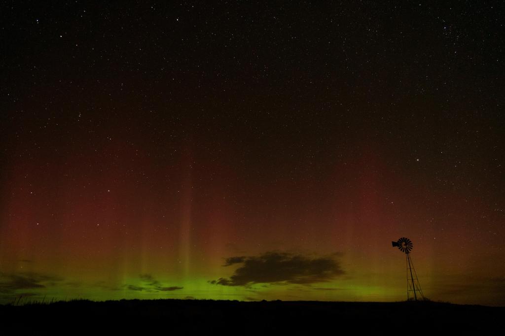 The northern lights might again be visible in the US Wednesday as solar activity increases