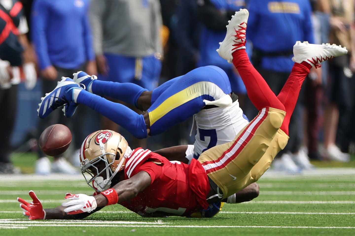 49ers are still a significant force, but Patriots are catching them with injuries rampant