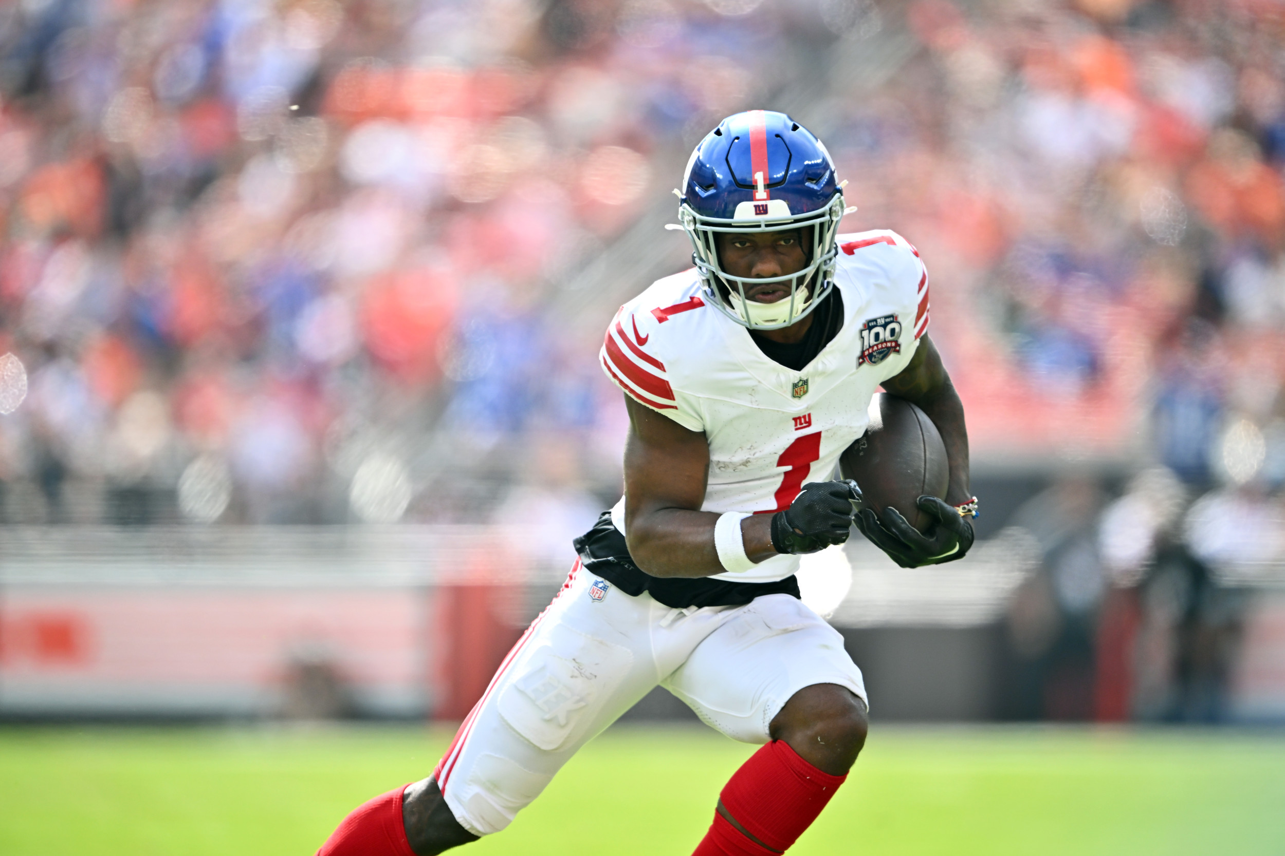 Giants Star Rookie Malik Nabers Reassures Fans After Brutal Head Injury