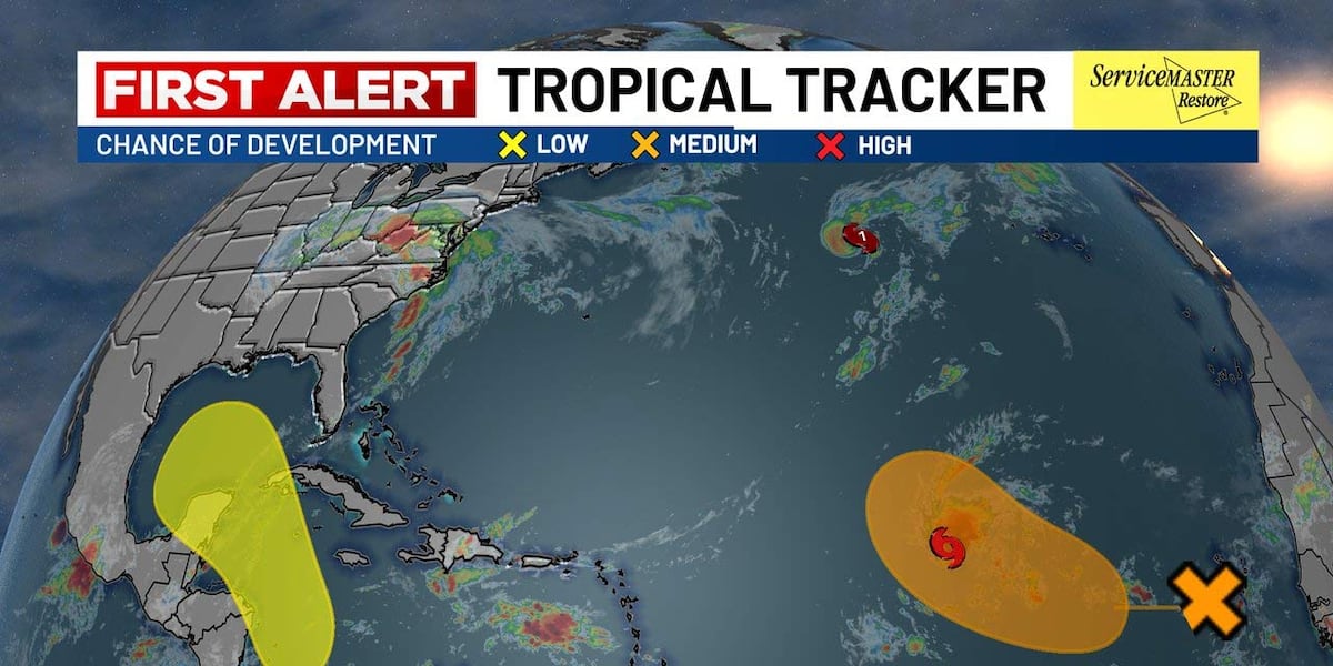 TRACKING THE TROPICS: Isaac, Joyce, 2 other areas being watched