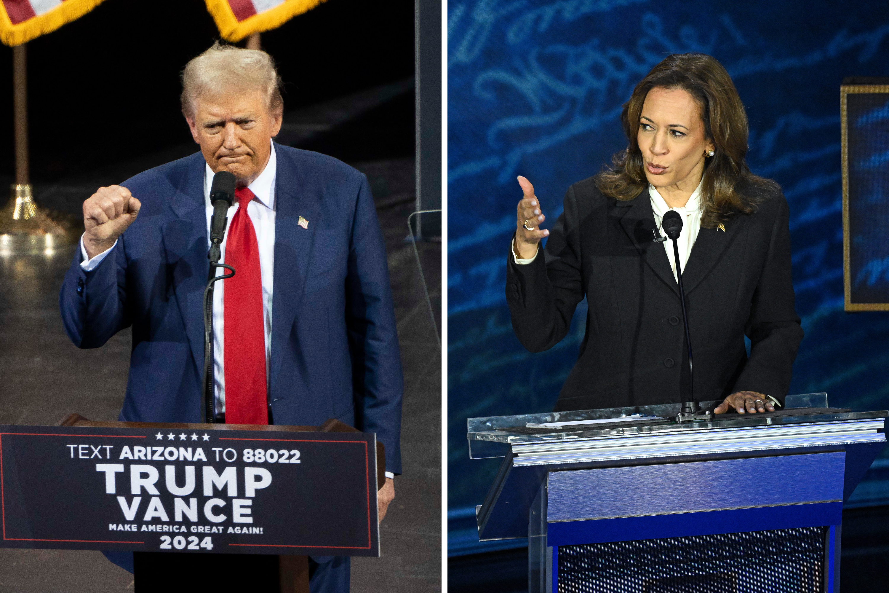 Donald Trump Carves Open Biggest Arizona Poll Lead as Harris Visits Border