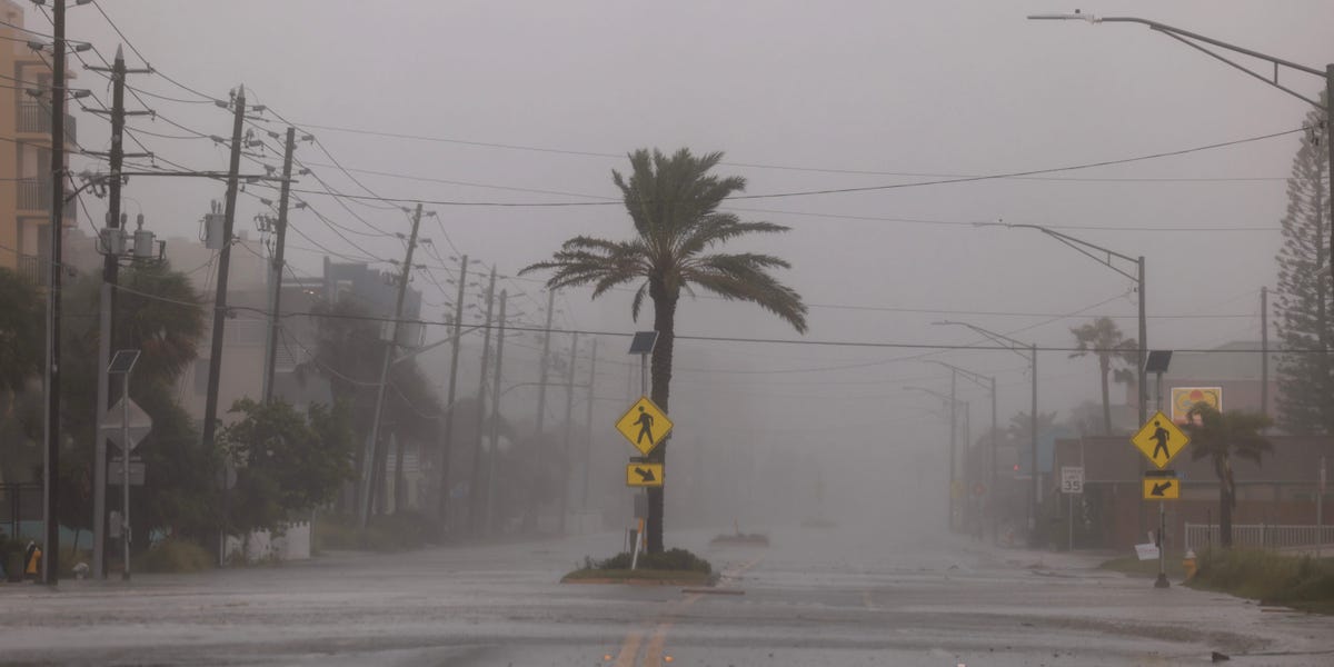 Photos show flooding and destruction as Hurricane Helene slams Florida, leaving over 2 million homes and businesses without power