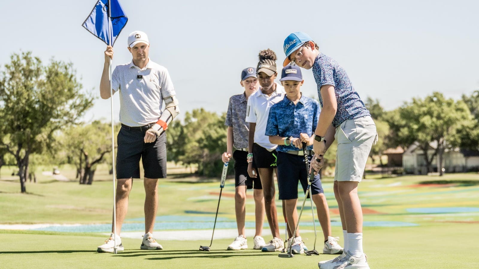 Jordan Spieth Cheers On Junior Golfers At Debut Crush It! Cup