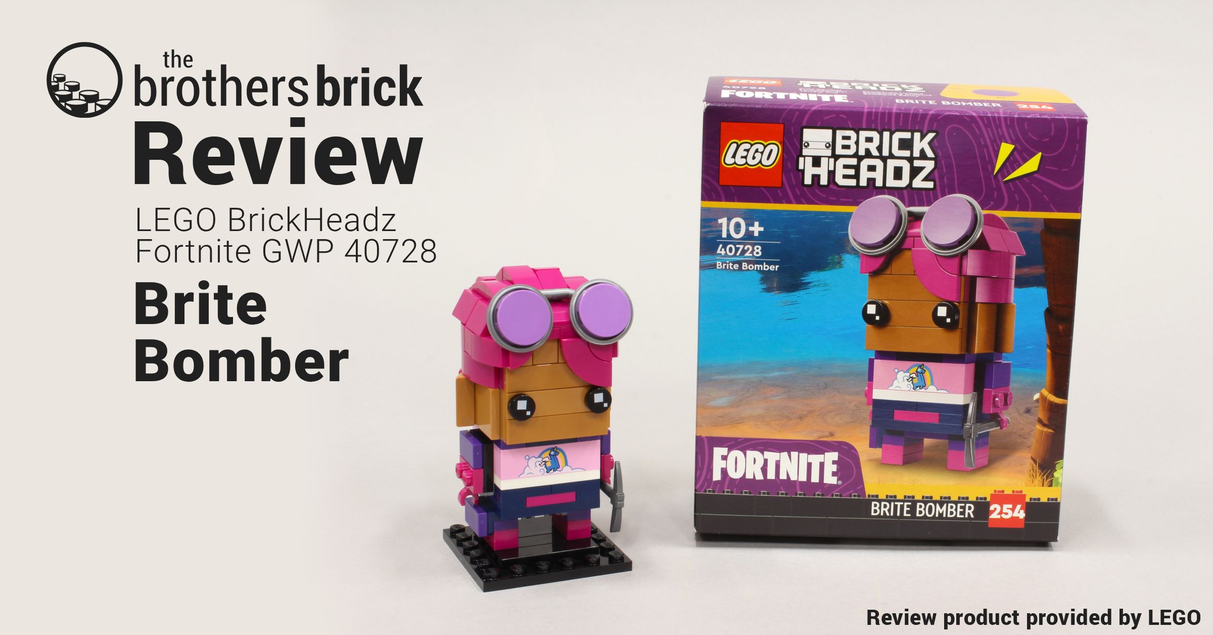 LEGO BrickHeadz Fortnite 40728 Brite Bomber gift with purchase – A hint of things to come? [Review]