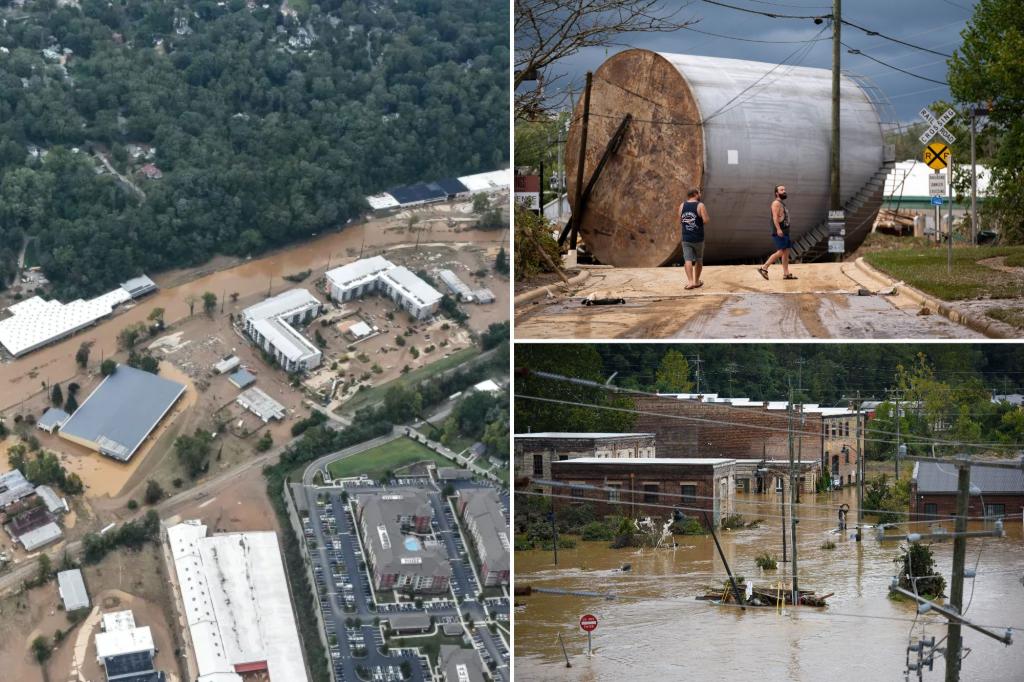 Supplies airlifted into western North Carolina after Hurricane Helene batters region