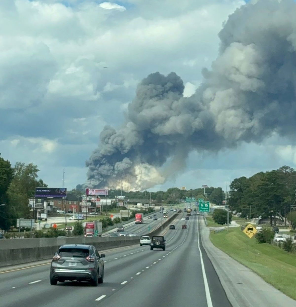 A fire at a Georgia chemical plant is forcing evacuations and road closures