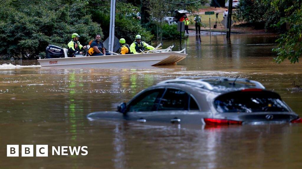 Helene floods hit more US states as deaths rise above 60