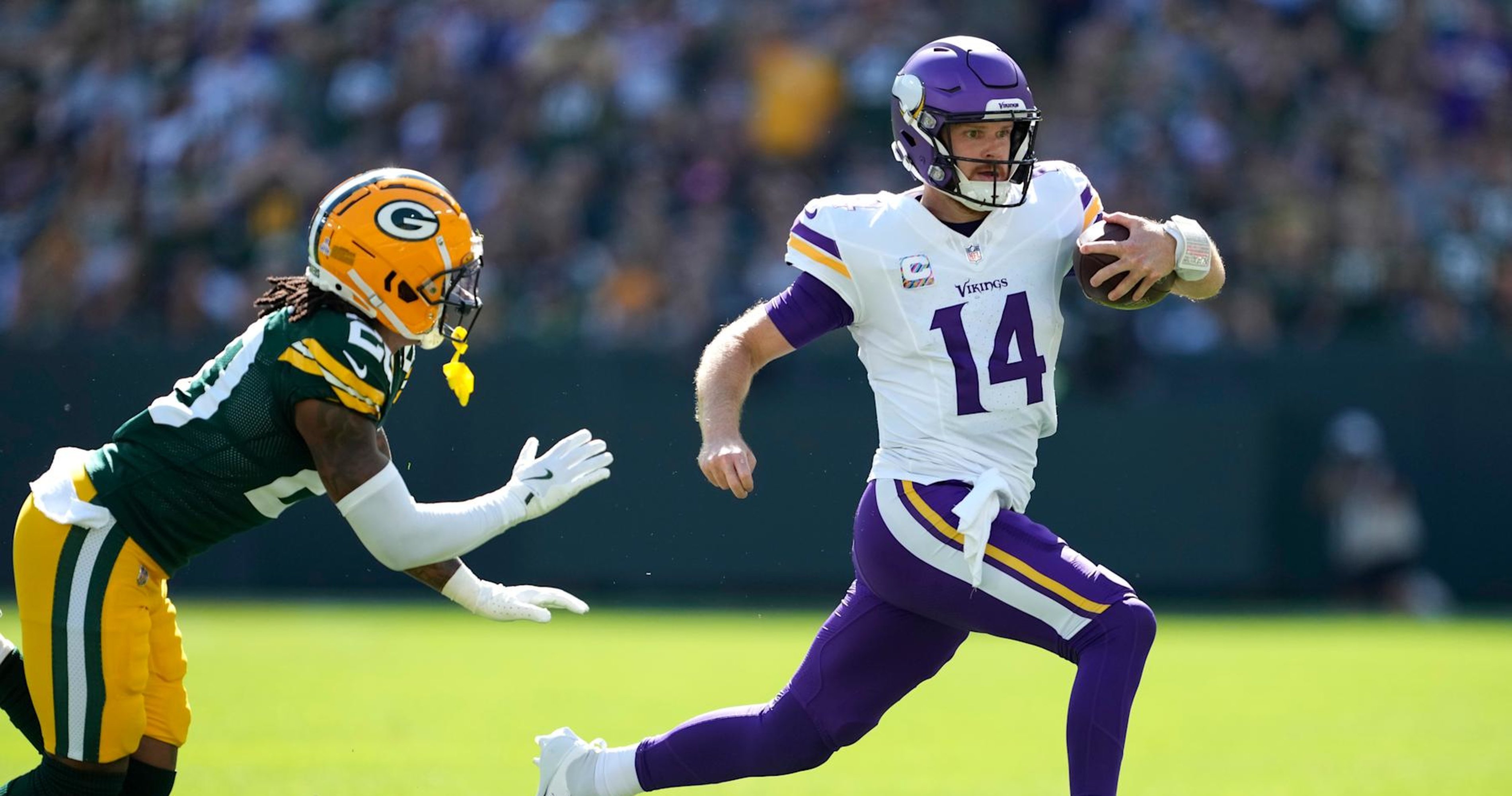 Sam Darnold's Hot Start Praised By NFL Fans as Vikings Win vs. Jordan Love, Packers