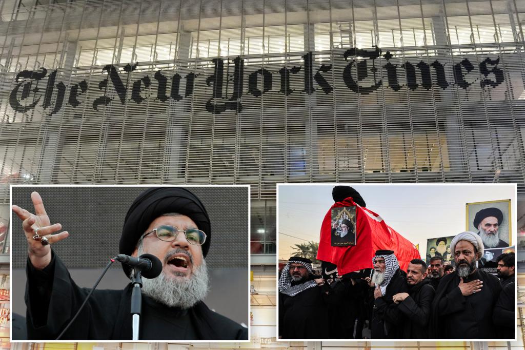 NYT slammed for Hassan Nasrallah wanted 'equality' for all religions