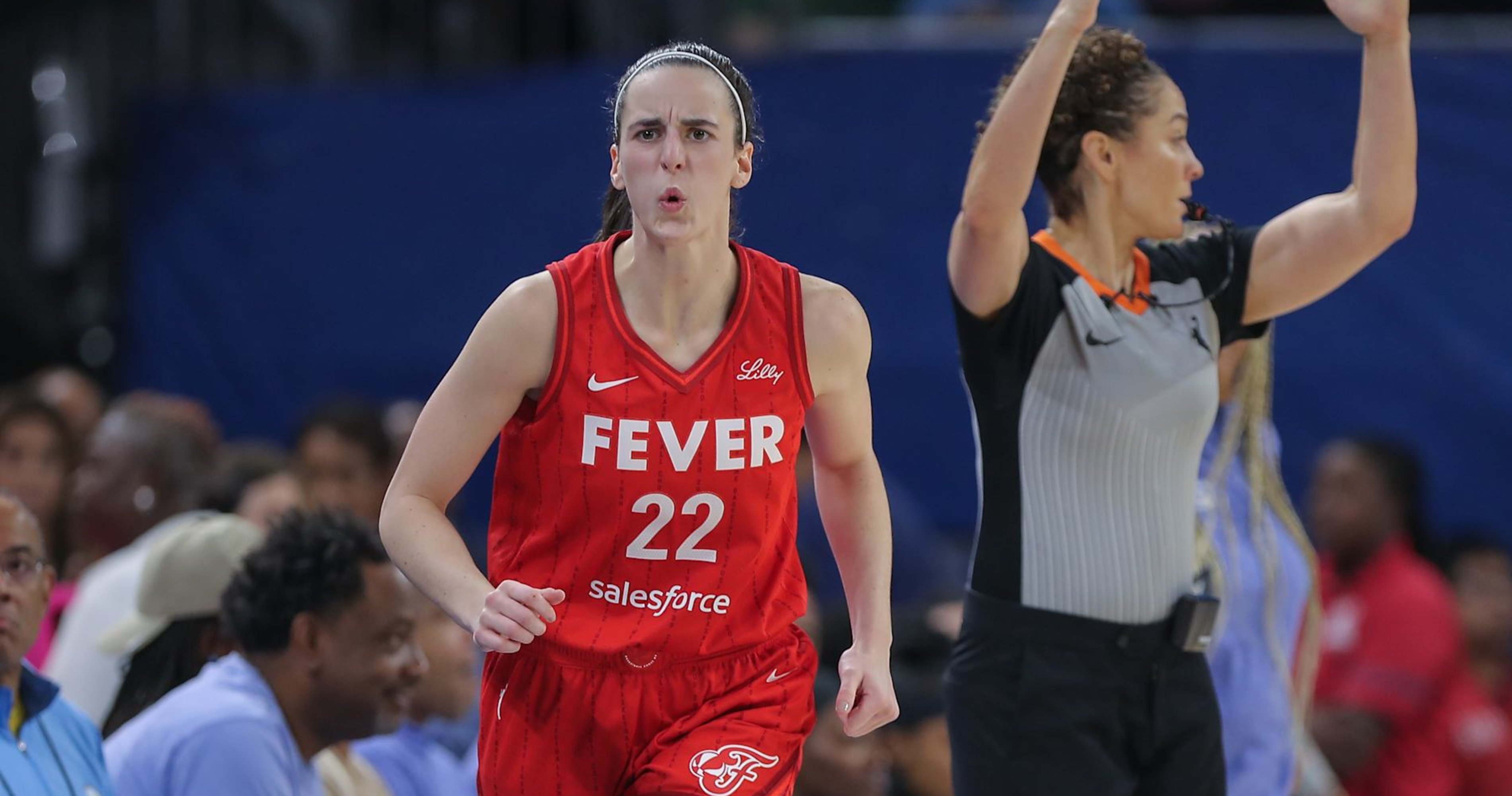 Caitlin Clark Double-Double Wows Fans as Fever's 4th Straight Win Helps Playoff Push