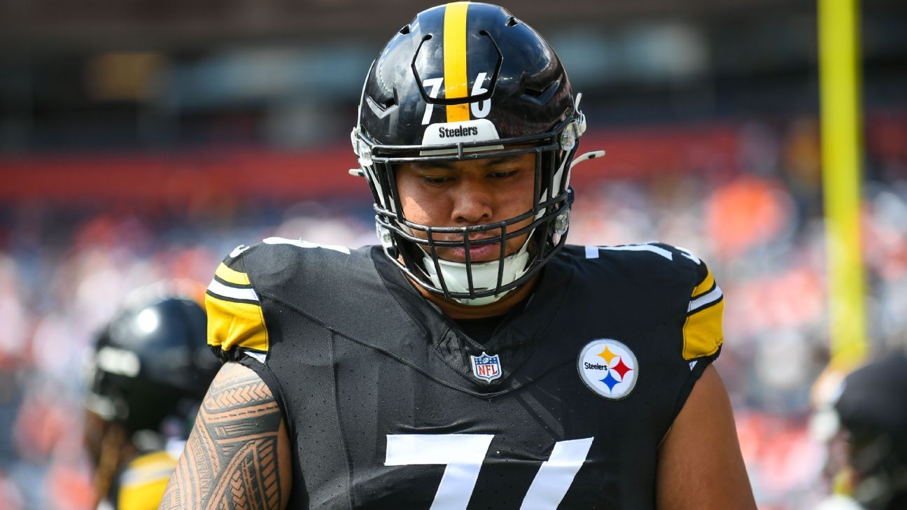 Steelers tackle Fautanu hurt, puts start in doubt