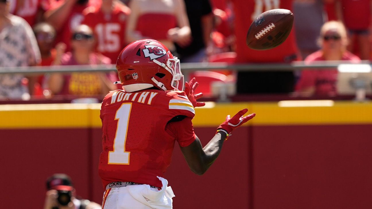 Xavier Worthy aims to help Chiefs, Patrick Mahomes take top off defenses