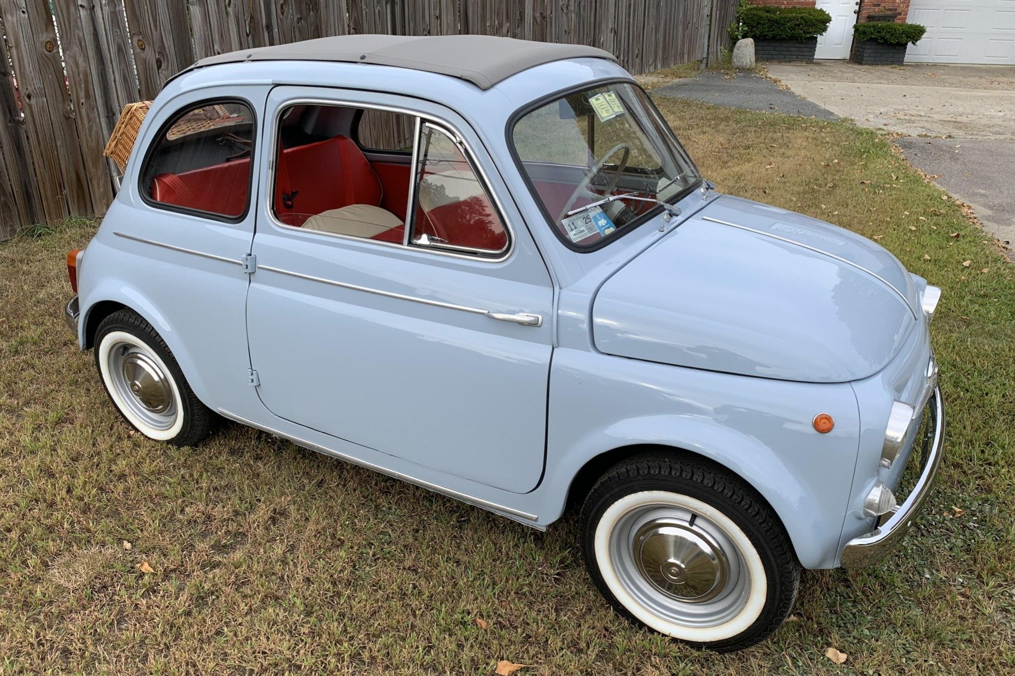 1961 Fiat 500D Trasformabile at No Reserve