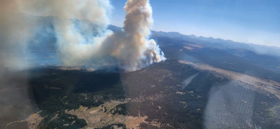 Wildfire breaks out in Uinta-Wasatch-Cache National Forest