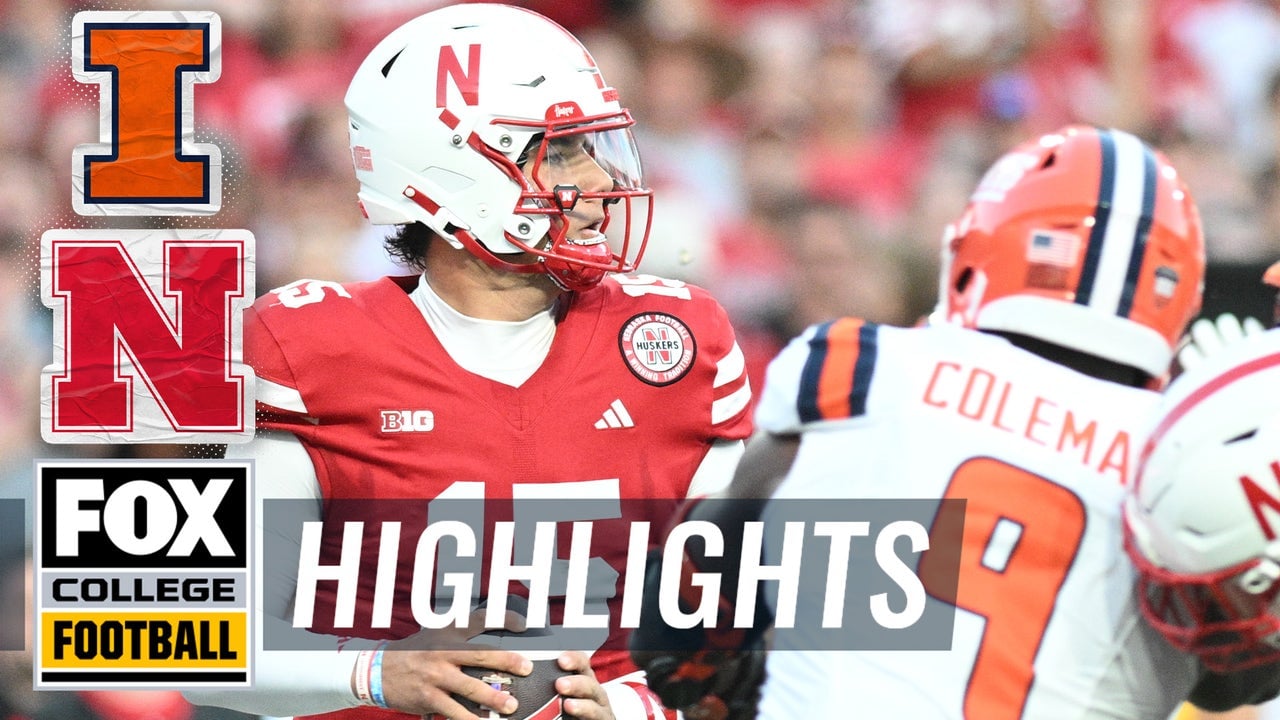 No. 24 Illinois Fighting Illini vs. No. 22 Nebraska Cornhuskers Highlights | FOX College Football