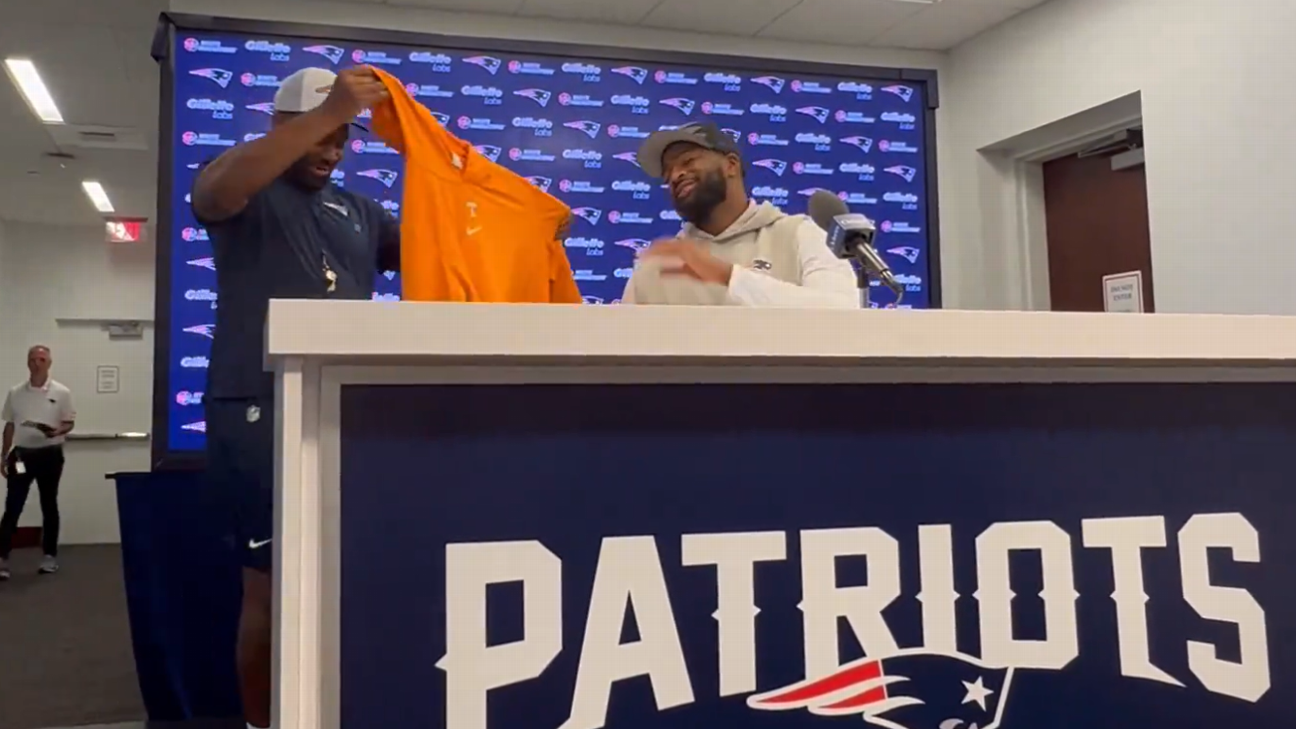 'This is terrible': Jacoby Brissett pays price after losing bet to Jerod Mayo