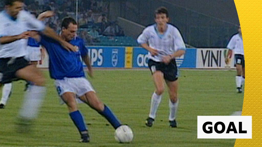 Watch Schillaci's cracker at Italia '90