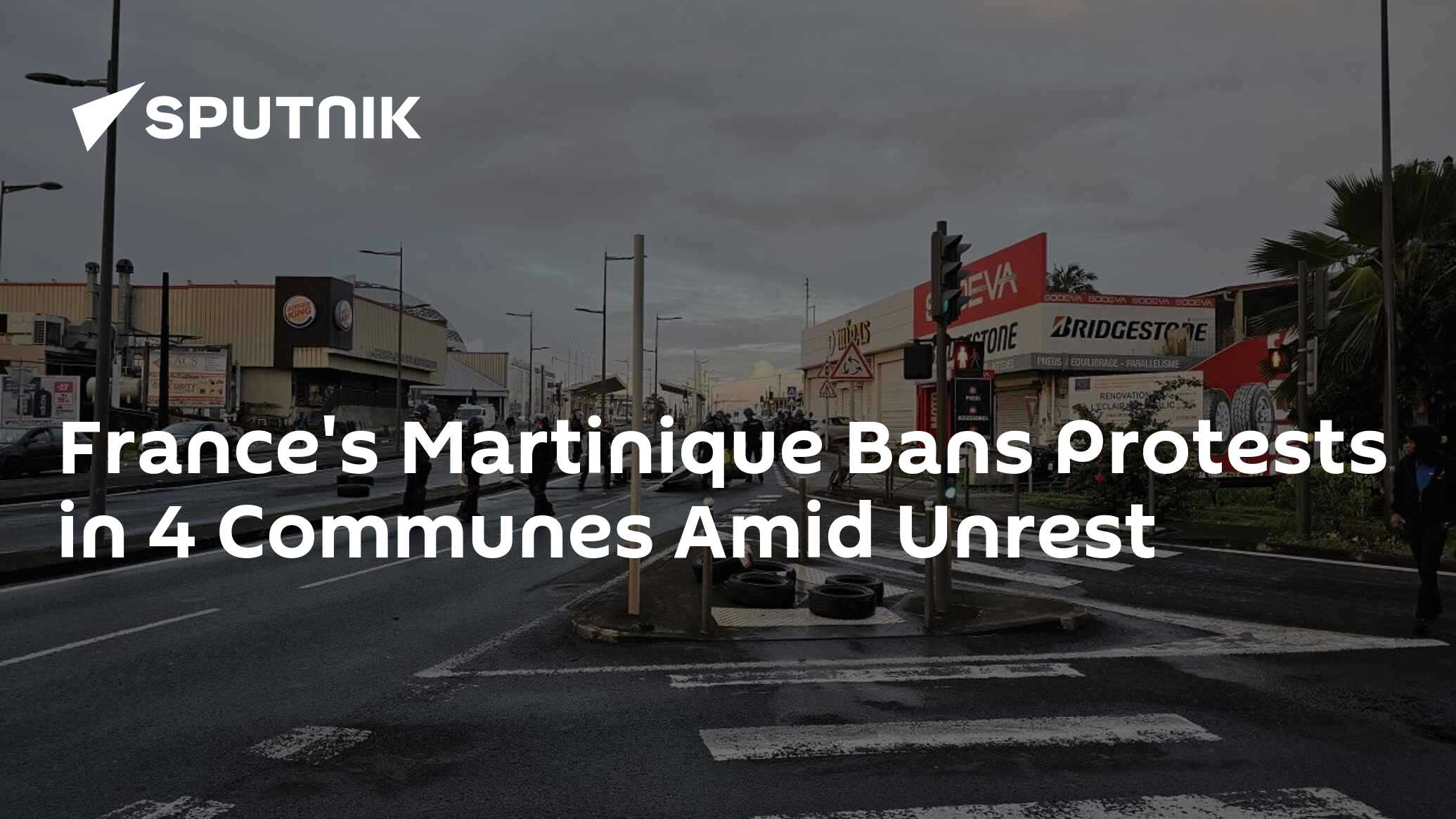 France's Martinique Bans Protests in 4 Communes Amid Unrest