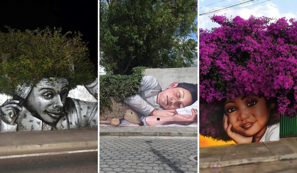 37 Stunning Street Art Pieces That Perfectly Blend with Nature