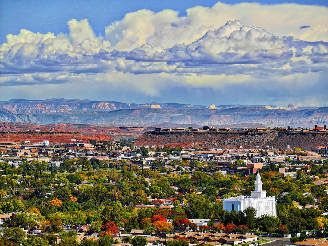 Record high temperatures in southern Utah as the north cools down