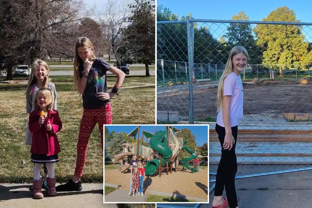 Utah girl's drawing inspires city to build new playground where her younger sisters can play