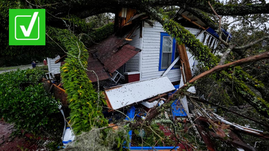 Georgia among states given federal Hurricane Helene relief funds