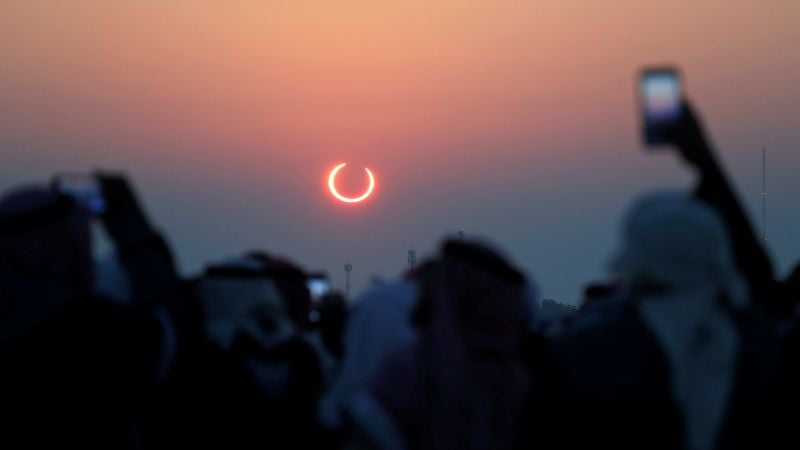 October’s ‘ring of fire’ solar eclipse: Time, path and where to see it