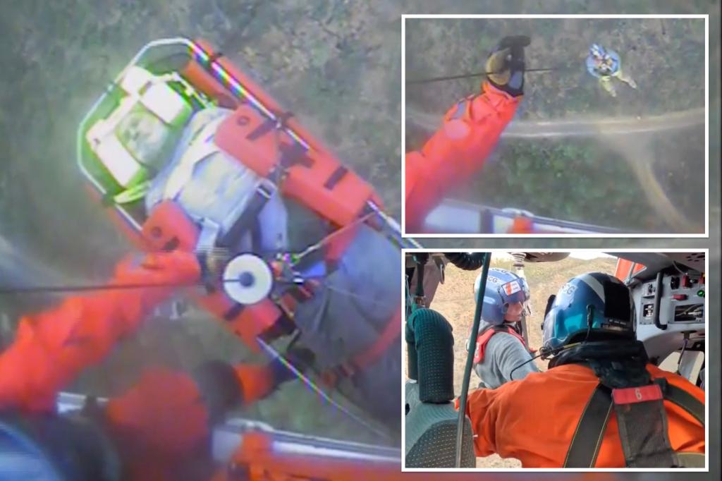 Coast Guard chopper rescues elderly hiker who fell from Oregon bridge