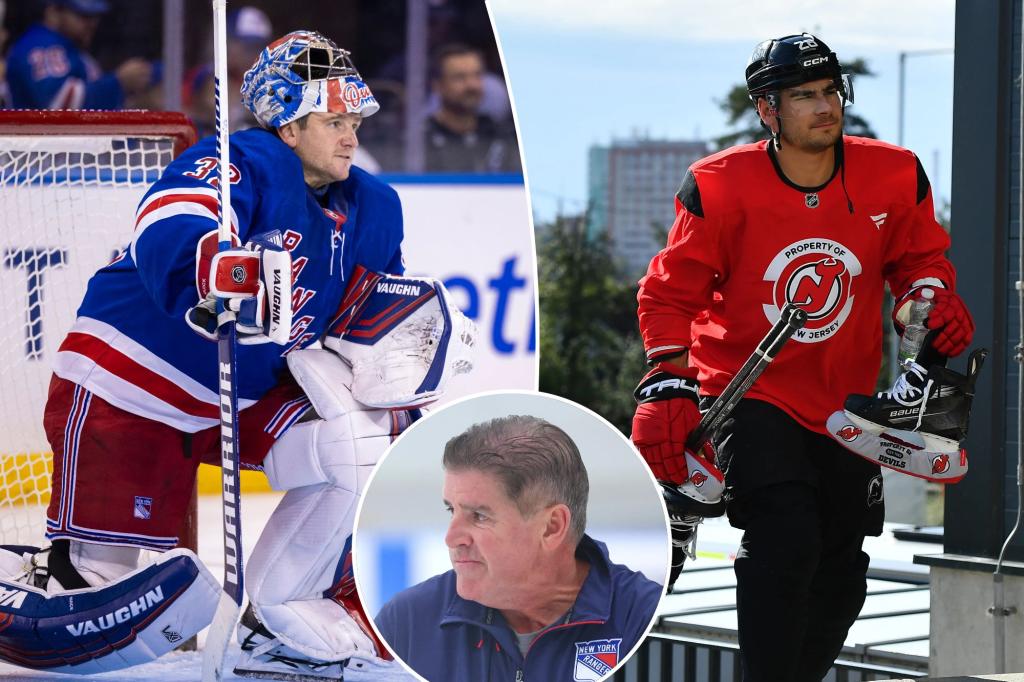 Why did NHL allow Rangers-Devils minor league preseason games?