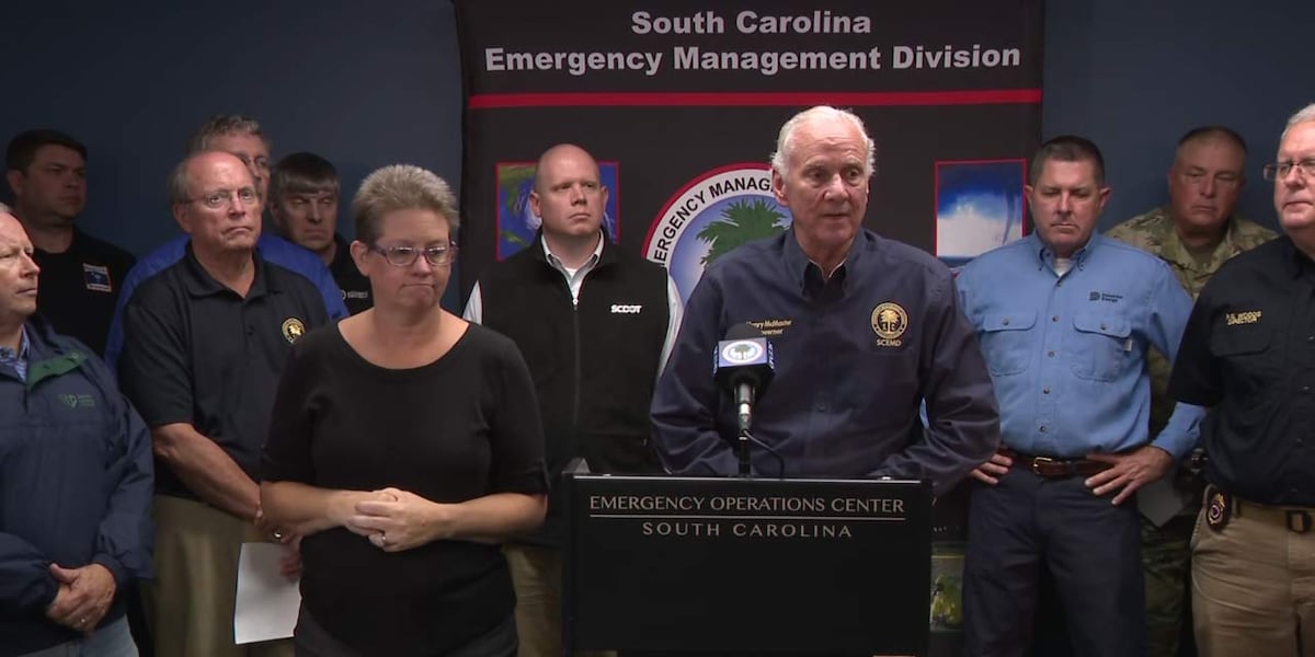 SC governor updates Helene recovery, but tight-lipped on plans for Biden visit