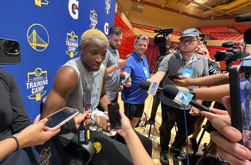 Warriors open training camp in Hawaii with a lot on their plate