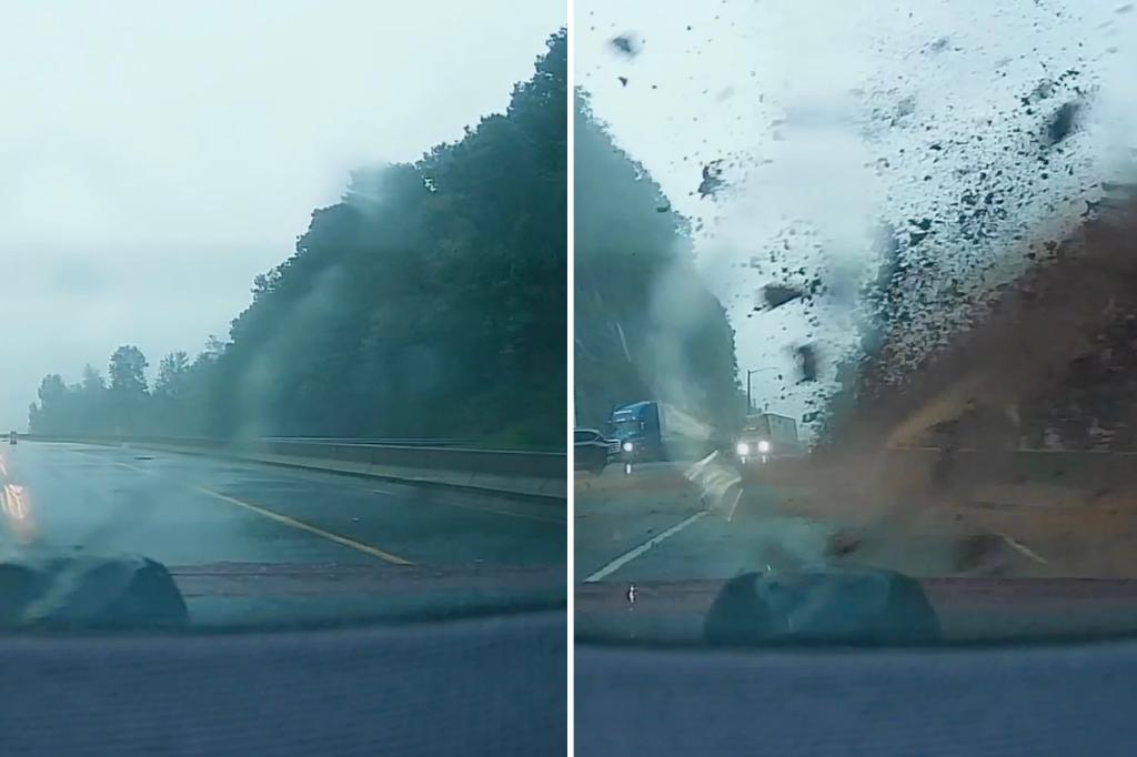 Couple narrowly avoids mudslide triggered by Hurricane Helene in North Carolina